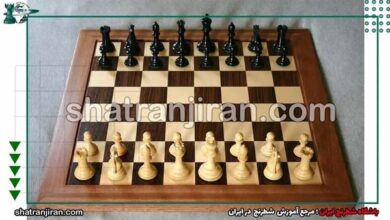 آشنایی با صفحه شطرنج و جزئیات آن